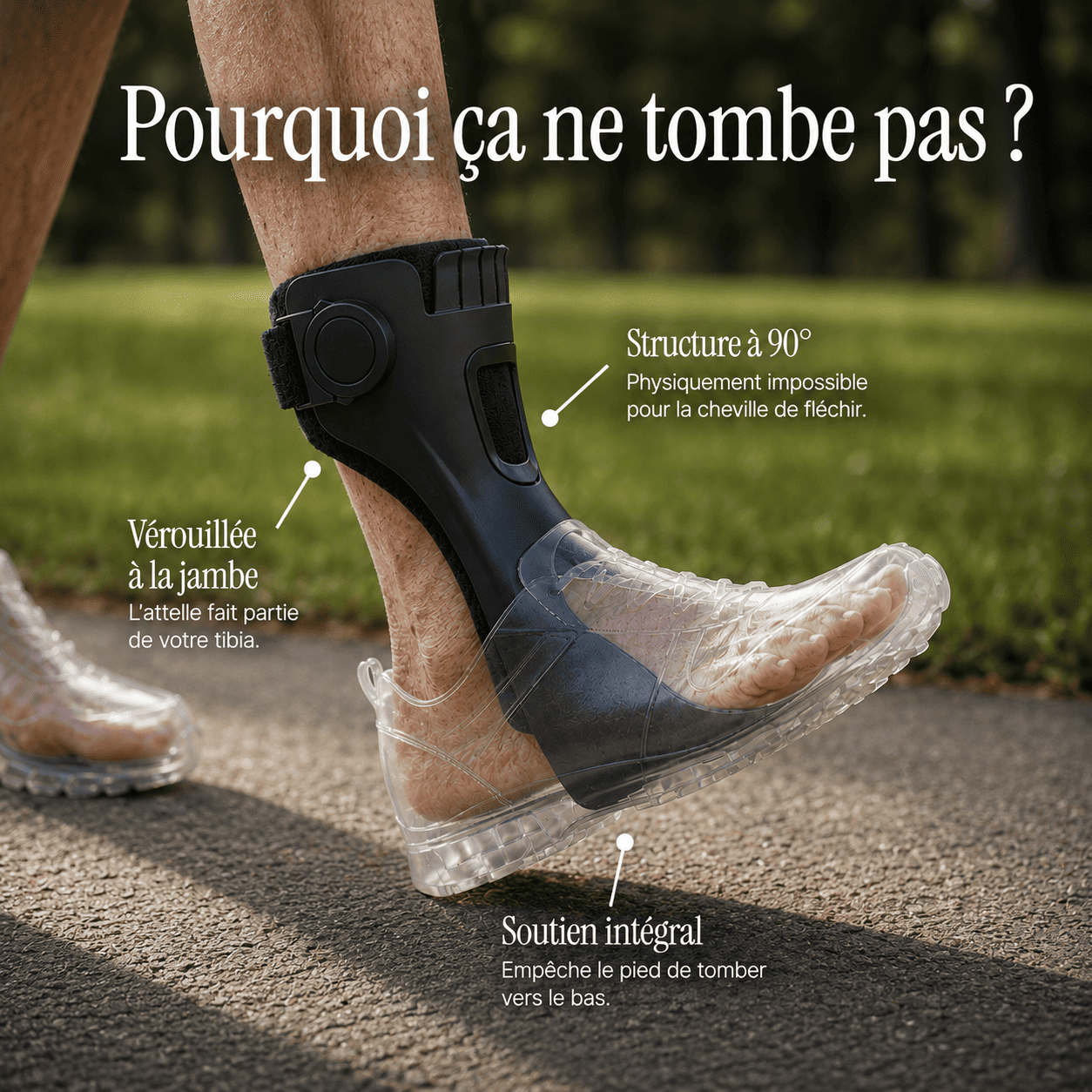 Kynox Marche Sereine™ — Orthèse releveur de pied