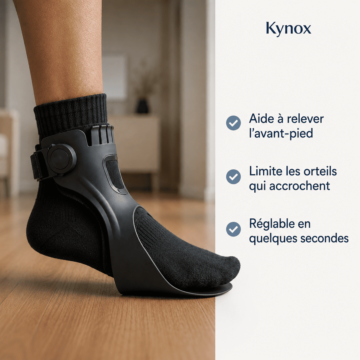 Kynox Marche Sereine™ — Orthèse releveur de pied